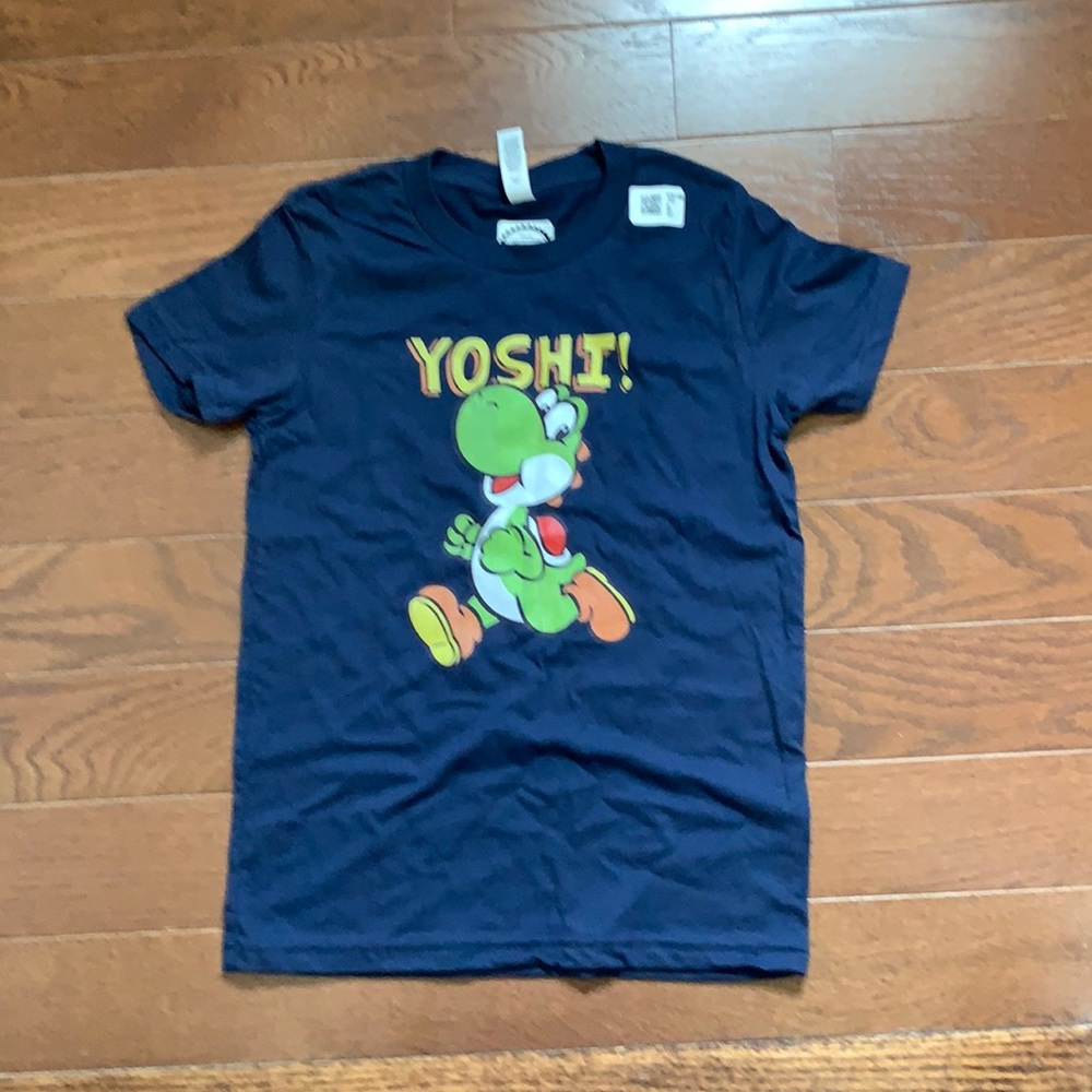 Nintendo navy Yoshi short sleeve tee
